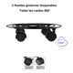 thumbnail image 3 of 2 Soportes De Base De Maceta De Metal Con Ruedas, 3 of 6