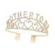 thumbnail image 4 of Corona Diadema Diadema Sombreros Corona De Diamantes De Imitación Para Fotografía De Graduación Mujeres Oro, 4 of 5