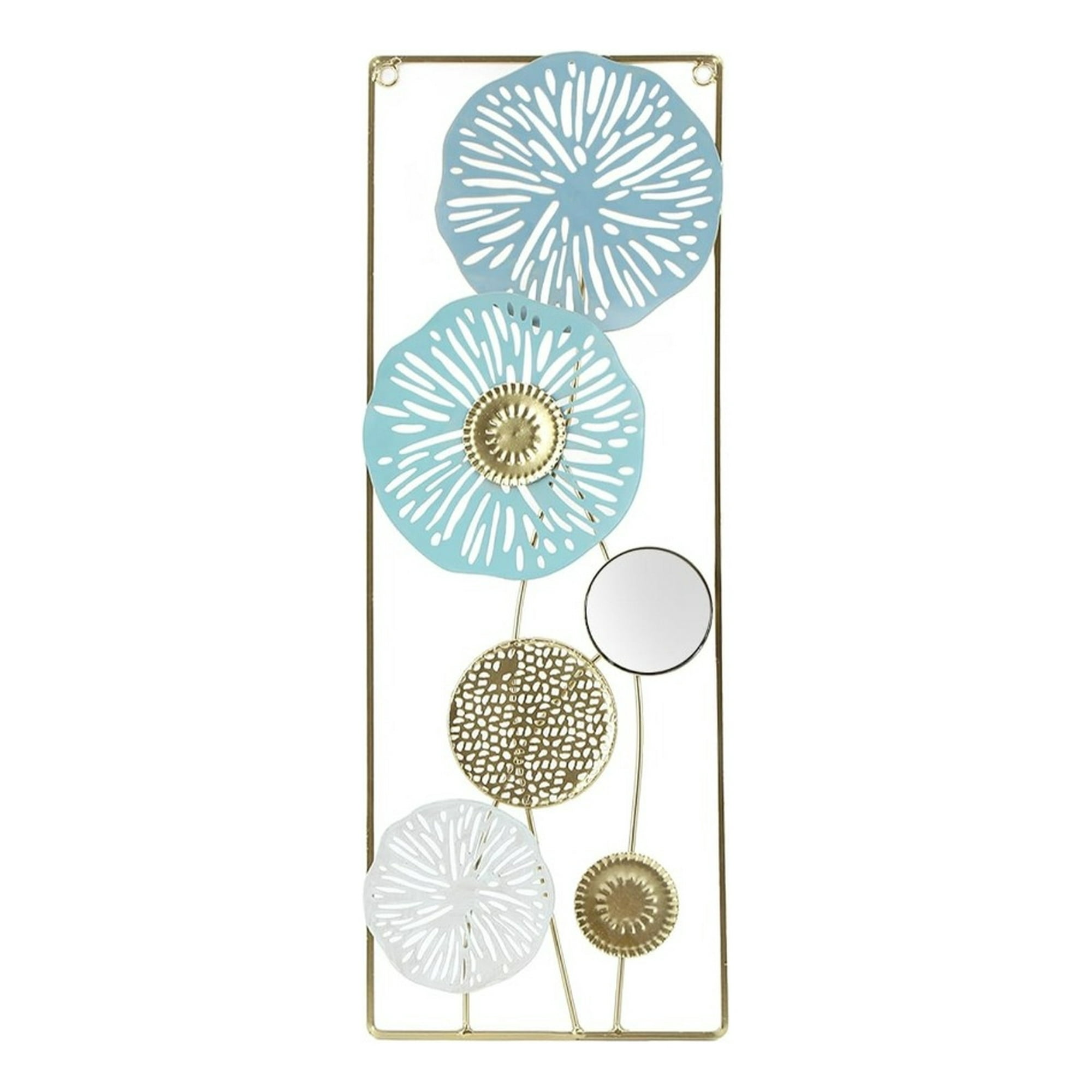 Genérico - Decoración Espejo Pared Metal Ligero Moderno Elegante Jhn