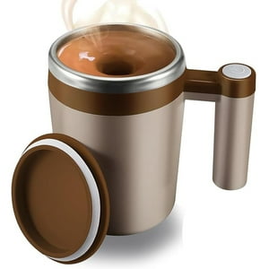 Veat00L - Tazas De Café Magnéticas Recargables, Tazas Híbridas Automáticas Impermeables De Leche / Cacao En La Oficina / Cocina / Viaje, 14 Onzas, El Mejor Regalo