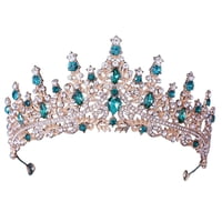 Bothyi - Tiara De Cumpleaños, Accesorios Para El Cabello, Joyería Para El Cabello, Corona Nupcial Para Niñas, Verde