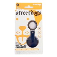 Street Dogs Placa Identificación Inteligente Colgante Perros Azul
