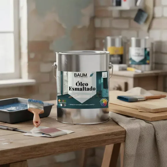 Galon Oleo Esmaltado Calidad Premium - Azul - STC-10 - Pinturas Profesionales Chile