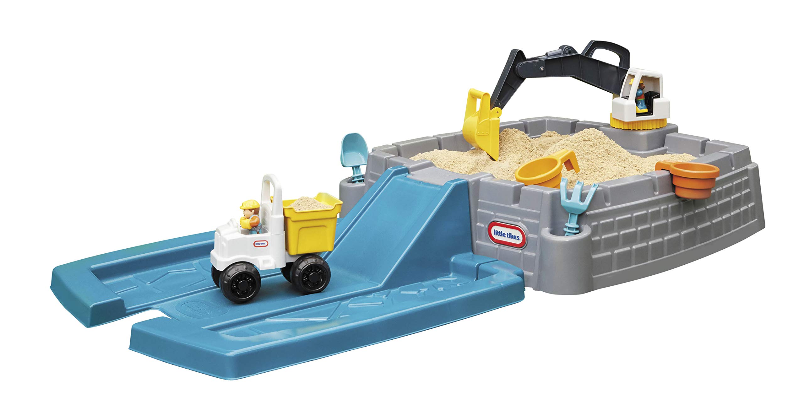 Caja De Arena Little Tikes Dirt Diggers Con Excavadora Y Accesorios Multicolor