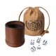 thumbnail image 1 of Set de tazas de dados WE Games Professional de piel hechas a mano, 1 of 6