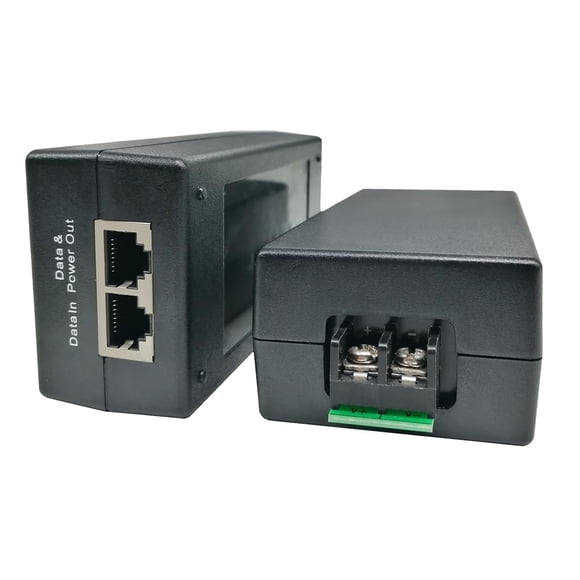 Inyector POE PLUSPOE 24 V Gigabit 24 W DC 1A para Loco5ac