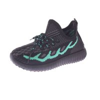 Vía Franca - Zapatilla Kids Negro Verde Bbo