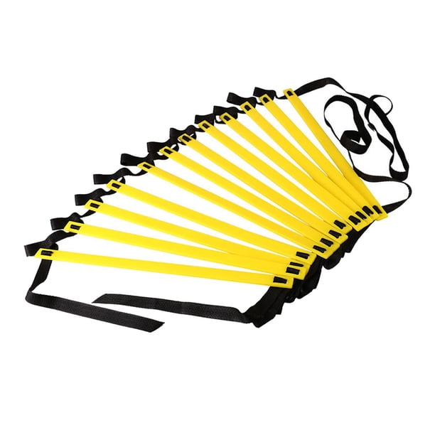 Escalera de agilidad, escalera de velocidad, equilibrio, equipo de entrenamiento de fútbol, accesorio de fitness para ejercicios de pies, voleibol 2m 4 Secciones