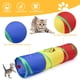 thumbnail image 3 of Cat Tunnel Sheldamy de 2 vías para gatos de interior con Play Ball Rainbow, 3 of 7