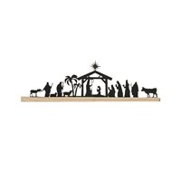 Magideal - Metal Metal Establece Nacimiento De Jesús Figura Religiosa Colección Esculturas Católica Para Vacaciones Iglesia Chimenea Adornos Regalos , 16Cm 16 Cm