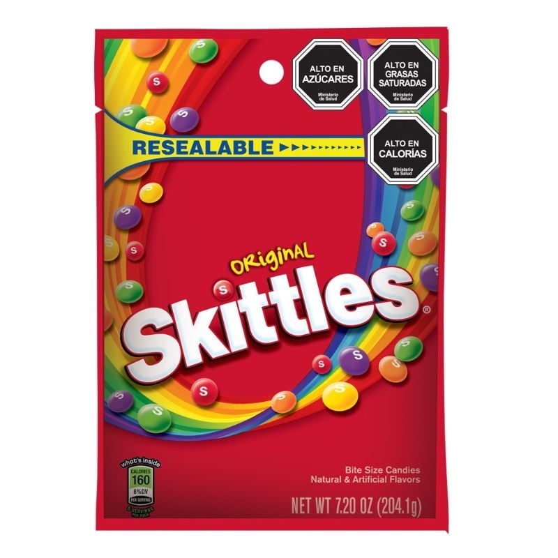 Caramelos Masticables Sabor Original 204 g Skittles