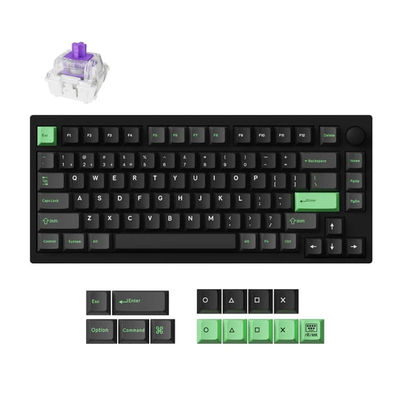 Teclado mecánico inalámbrico LEMOKEY P1 HE 75% RGB
