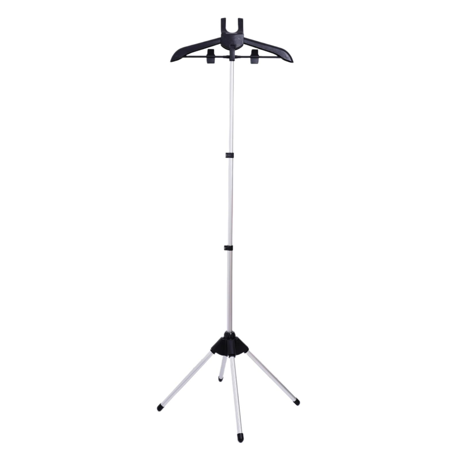 Magideal - Colgador De Ropa Para Planchar A , Colgador Para Máquina De Planchar, Altura Ajustable, Accesorios Fáciles De Usar, Estante Vaporizador De Ropa Negro