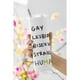 thumbnail image 4 of Termo Botella Térmica Orgullo Lgtb Arcoiris Lgbtiq Human blanco, 4 of 5