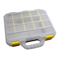 Magideal - Organizador De Piezas Pequeñas Estuche Para Piezas Pequeñas Divisores Extraíbles Caja Organizadora De Hardware Versátil Caja De Almacenamiento De Hard