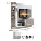 thumbnail image 3 of Centro Entretencion Rack Verona Blanco/fume, 3 of 3
