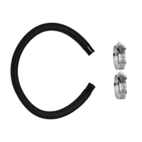 Magideal - Manguera De Repuesto Tubo Largo Compatible Para Bomba De Filtro Piscina Sobre Tierra Accesorio Universal Con Abrazaderas Metálicas Material