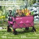thumbnail image 4 of Carrito utilitario plegable Blomoba 150 L rosa, 4 of 9