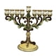 thumbnail image 5 of Candelabro De Diseño Antiguo De Metal Con 9 Ramas, Candelabro Hanukkah Menorah, 5 of 5