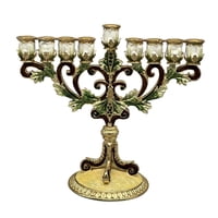 Magideal - Candelabro Hanukkah Menorah, Candelabro De Escritorio, Candelabro De 9 Ramas Para Decoración De Aniversario De Chimenea De Navidad