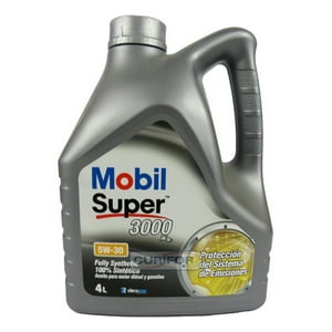 Aceite Motor Mobil Super 3000 Xe 5W30 Fullsintético 4 Litros
