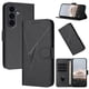 thumbnail image 1 of Funda Cartera Fibra de Carbono para Samsung Galaxy S25 FE con Soporte y Cierre Magnético Negro, 1 of 6