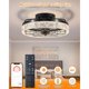 thumbnail image 3 of Ventilador de techo JHSYCH 20 pulgadas con LED, efecto bola de disco, 6 velocidades y app, 3 of 3