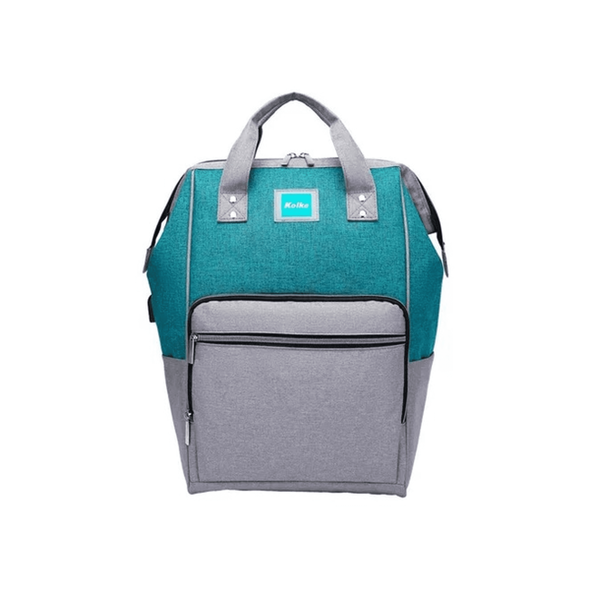 Genérico - Mochila Para Notebook Kolke Impermeable Con Puerto Usb Azul Petróleo