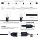 thumbnail image 3 of Luces de cadena GOOTHY 7,6 m, 27 bombillas, cable negro, 3 of 8