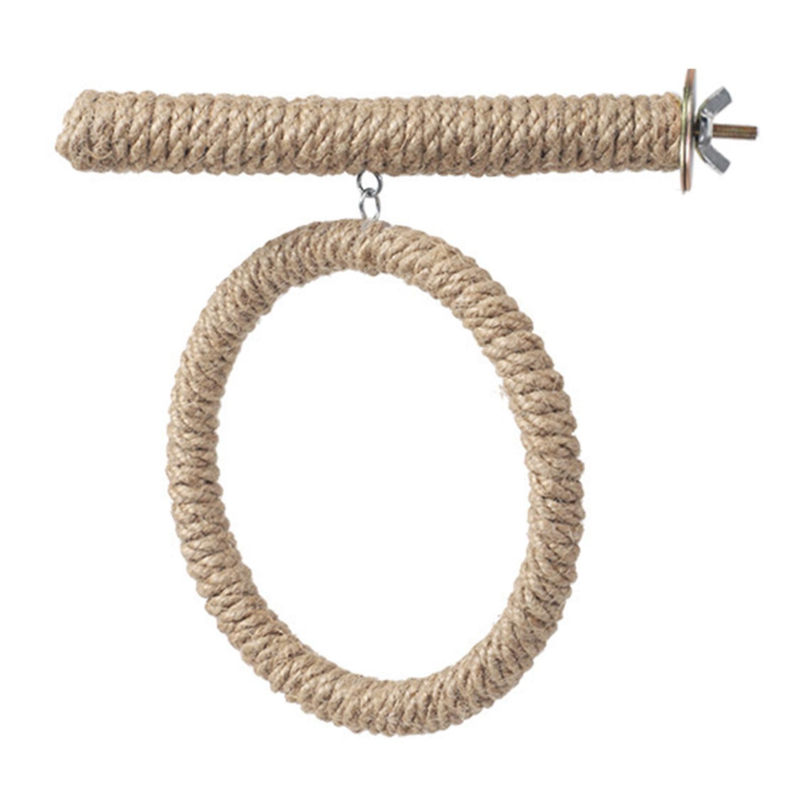 Percha Colgante Para Loros Juguete Para Masticar Y Descansar Para Loros Periquitos Periquitos Percha Y Aro