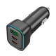 thumbnail image 1 of Cargador Borofone BZ28C 60W PD con Luz RGB Atmosférica - 2 USB-C + USB-A - Carga Rápida para 3 Dispositivos, 1 of 4