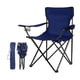 thumbnail image 1 of Silla Plegable de Playa y Camping Azul Oscuro, 1 of 5