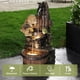 thumbnail image 4 of Fuente de agua LuxenHome 25 con perrito juguetón de resina y LED, 4 of 7
