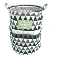 Genérico - Cesto Ropa Sucia Plegable Diseño Triángulos 35X45