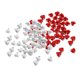 thumbnail image 3 of 900 piezas de 8 mm mixto amor corazón rhinestone adorno decoración de la boda, 3 of 5