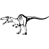 Rienda Libre Graphics - Decomural Dilong Prehistoric Dinosaur Kids Ws-17544