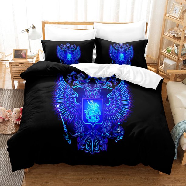 New Russia Flag Insignia Bedding Set Single Twin Full Queen King Size гербом РФ Bed Set Aldult Kid Kawaii Duvetcover Sets Bed Sheets