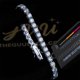 thumbnail image 4 of Pulsera de Diamante de 4 Mm Moissanite Tennis Bracelets para Mujer Color D Claridad VVS1 Pulsera de Moissanita de Plata Esterlina S925 con Certificado, 4 of 9