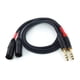 thumbnail image 1 of Cable de micrófono Suanqi TRS a XLR macho de 1/4 pulgadas, 6,35 mm, 3 pies, paquete de 2, 1 of 4