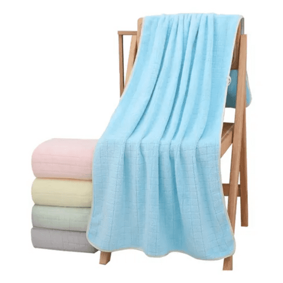 Toalla Lana Coral Suave Alta Densidad 70x140 cm