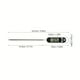 thumbnail image 2 of GOXAWEE Food Thermometer, Digital Instant Read Meat Thermometer, Electronic Kitchen Thermometer With LCD Display And Probe For BBQ, Meat, Sugar, Milk, Water, Jam, 2 of 4