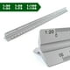 thumbnail image 2 of Reglas de aluminio Escala Regla triangular Escala triangular 1:20, 1:25, 1:50, 1:75, 1:100, 1:150, Escala triangular de 30 cm de largo, 2 of 5