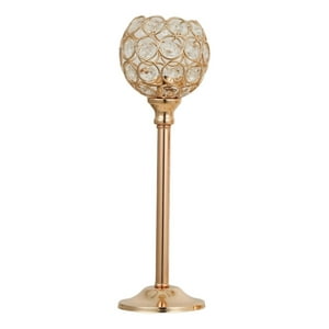 Genérico - Candelabro Cristal Soporte Centro Mesa Elegante 27Cm Jhn