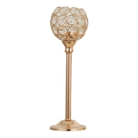 Genérico - Candelabro Cristal Soporte Centro Mesa Elegante 27Cm Jhn