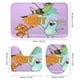 thumbnail image 3 of Kiff-theme 4-Piece Shower Curtain Set with Rugs, Waterproof Bathroom Decor Set Includes Bath Mat, U-Shaped Rug, Toilet Lid Cover and Curtain with Hooks, 3 of 6