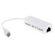 thumbnail image 5 of Tarjeta Adaptadora De Red Micro USB A RJ45 LAN 10/100Mbps Fast Ethernet Blanca, 5 of 5