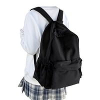 Mochila Wepoet Classic Basic Negra Impermeable Para Mujer