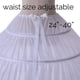 thumbnail image 4 of Vestido de novia Petticoat AtsoPop con 6 aros en forma de A para mujer, 4 of 7