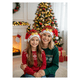 thumbnail image 4 of Pack 6 Gorros Navidad Reno Terciopelo Accesorio Navidad 2025, 4 of 4