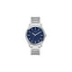 thumbnail image 1 of Reloj GUESS para hombre en tono plateado con esfera azul, caja de 44 mm y pulsera de 20 cm, 1 of 3